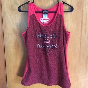 Harley-Davidson embroidered tank top